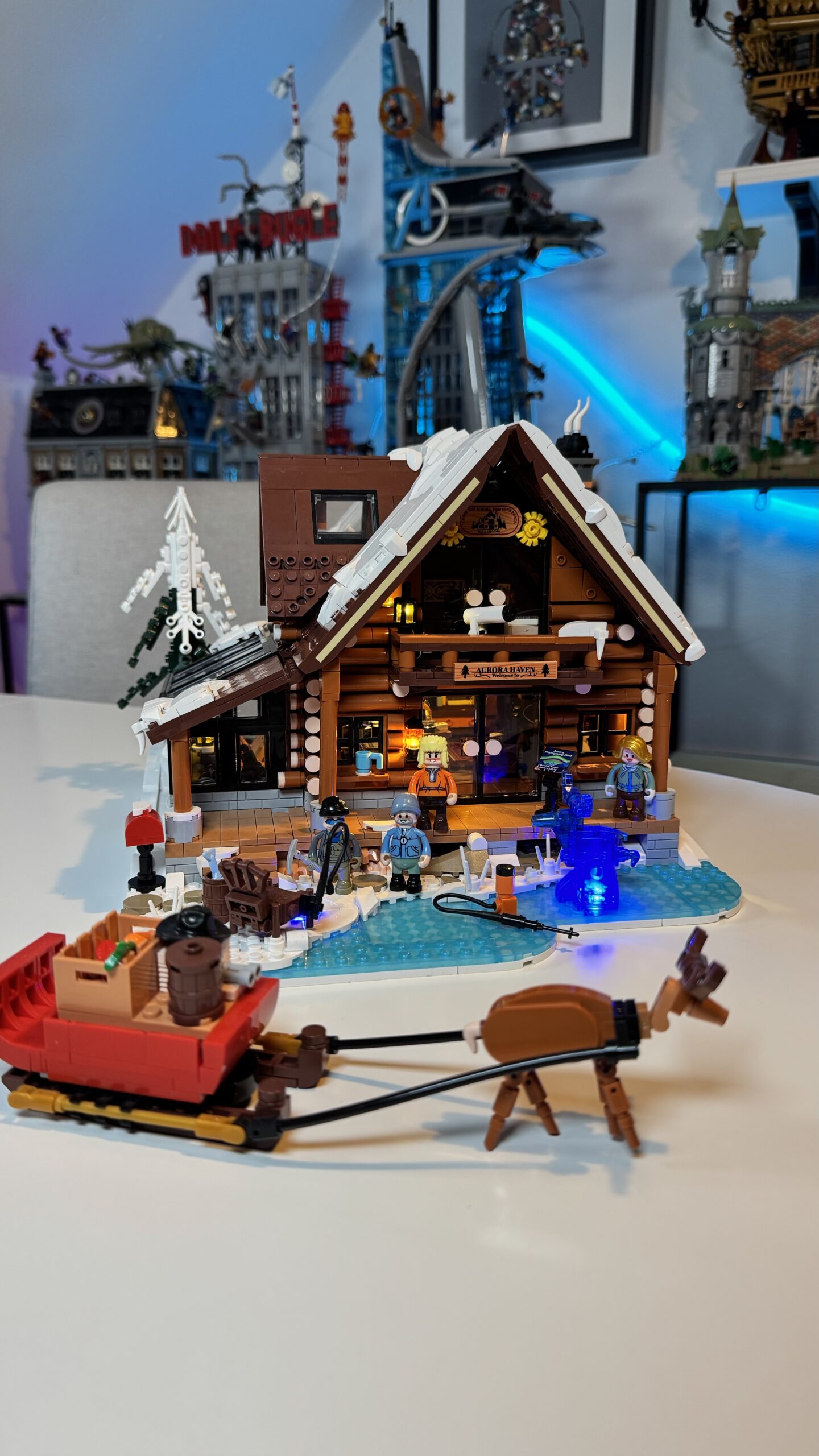 Lumibricks Aurora Cabin Review – Winterliche Klemmbausteine mit Nordlicht-Projektion Lumibricks Aurora Cabin Review – Winterliche Klemmbausteine mit Nordlicht-Projektion
