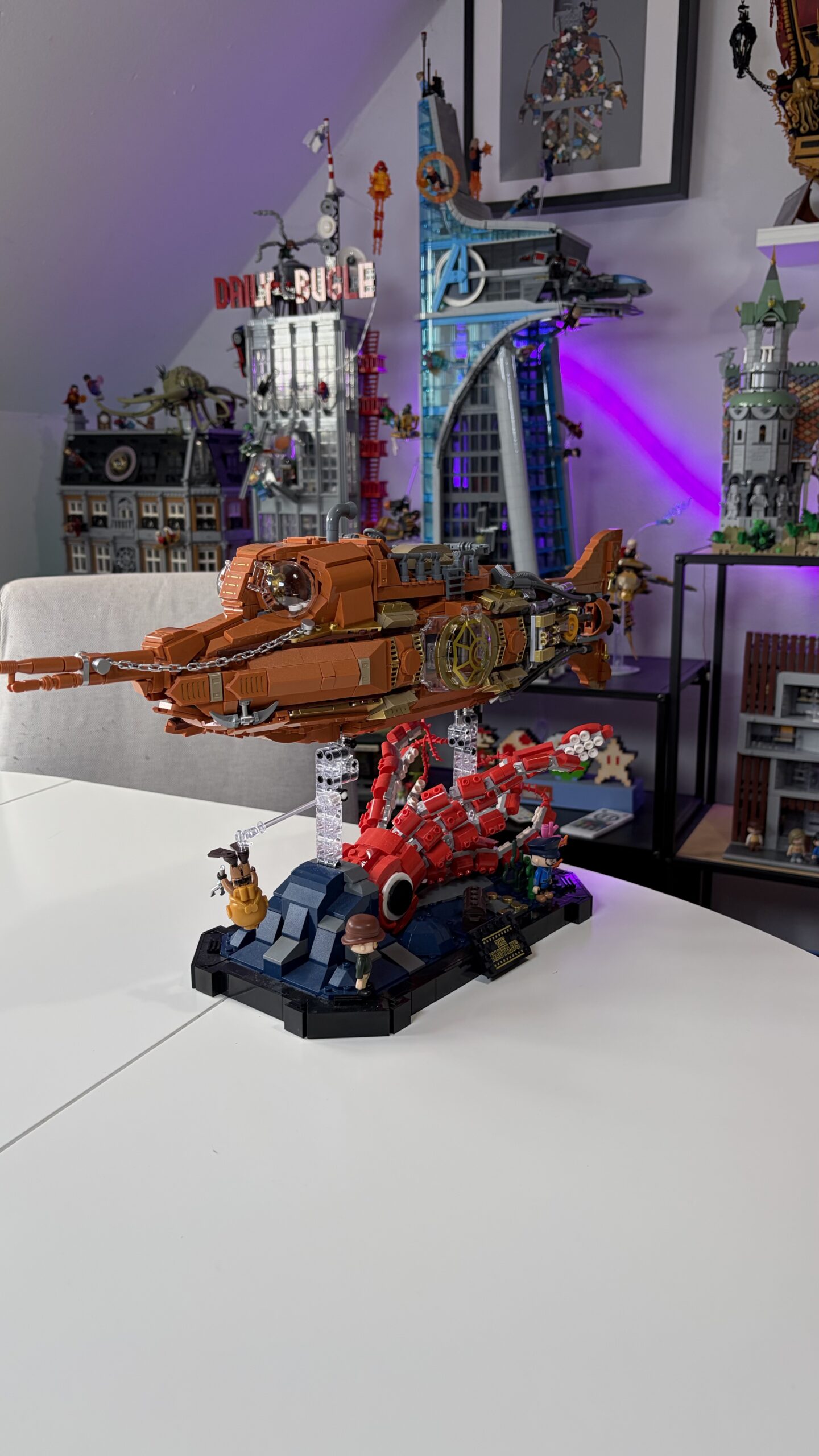 Steampunk Nautilus Klemmbaustein U-Boot Review – 2252 Teile mit GoBricks Qualität