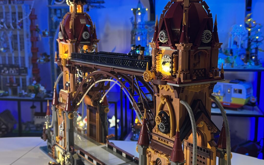 Funwhole Steampunk City Bridge