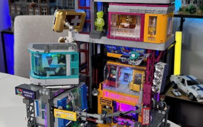 Lumibricks Cyberpunk Spielhalle